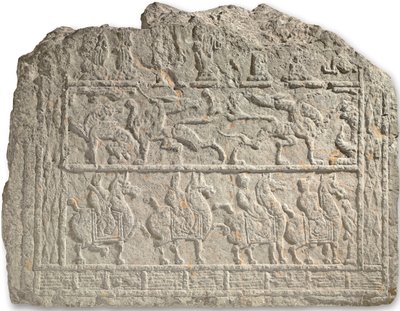Seltene große Grabrelief von Han Dynasty Chinese School