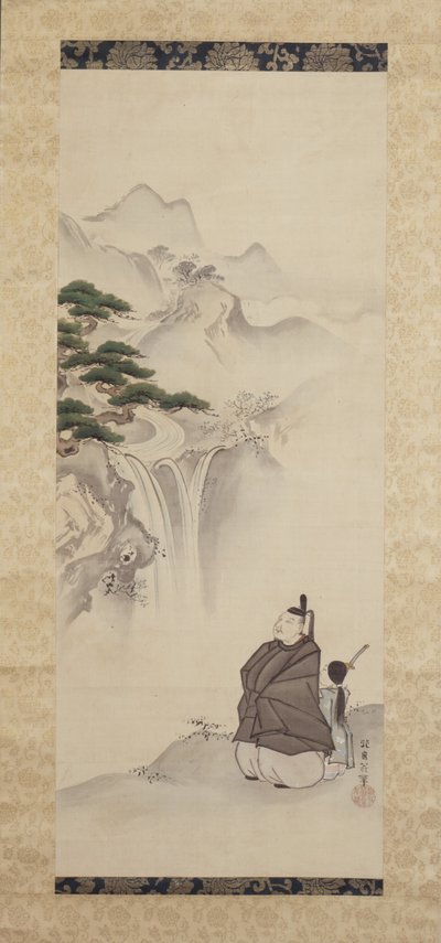 Gedichtbau von Hanabusa Itcho