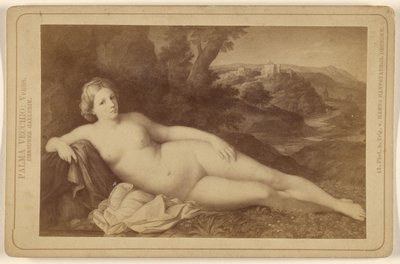 Palma Vecchio: Venus. Dresdner Galerie. von Hanns Hanfstaengl