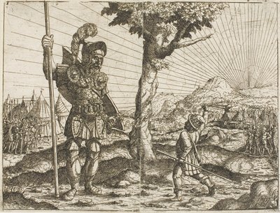 David und Goliath von Hanns Lautensack