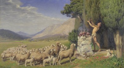 Abels Opfer, 1908 von Hans Andersen Brendekilde