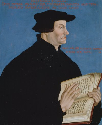 Porträt von Huldrych Zwingli von Hans Asper