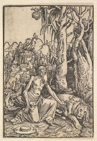 St. Hieronymus in der Wüste, 1511 von Hans Baldung