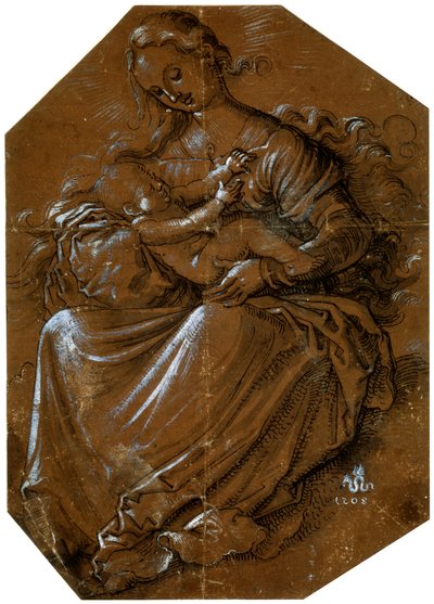 Jungfrau und Kind, ca. 1500-1545 von Hans Baldung