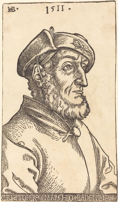 Christoph, Markgraf von Baden von Hans Baldung Grien
