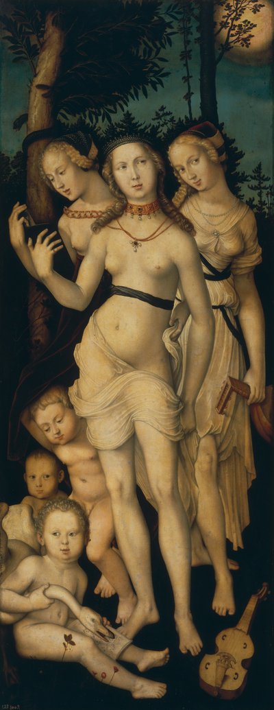 Harmonie oder Die drei Grazien von Hans Baldung Grien