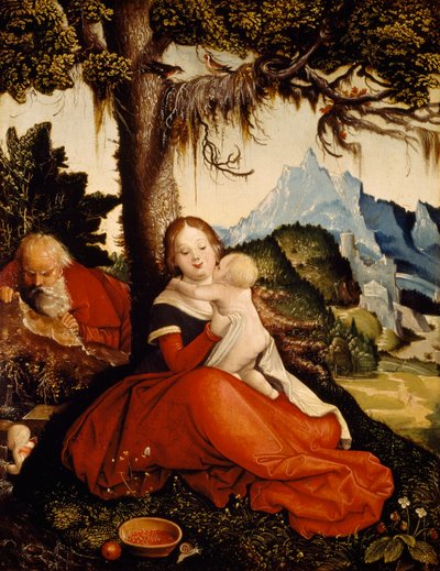 Ruhe auf der Flucht nach Ägypten von Hans Baldung Grien