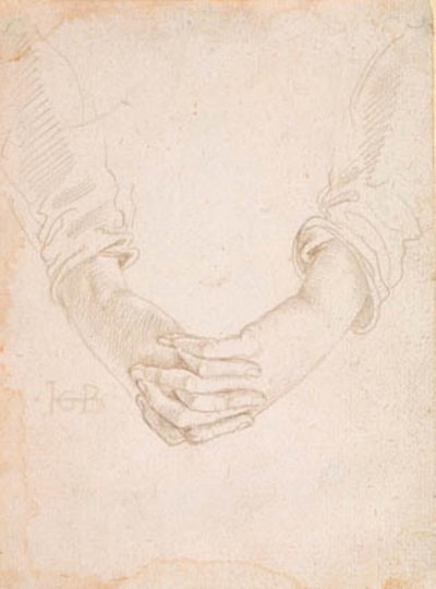 Studie von gefalteten Händen einer Frau von Hans Baldung Grien