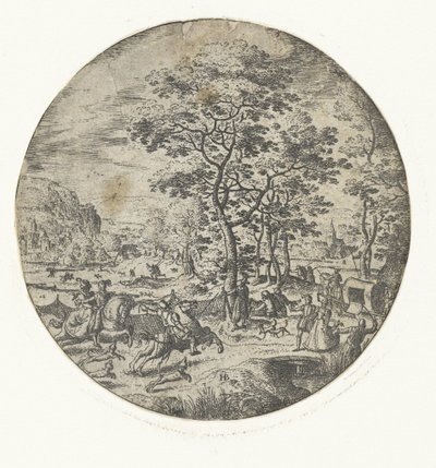 Falkenjagd von Hans Bol