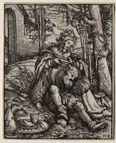 Samson und Delilah von Hans Burgkmair