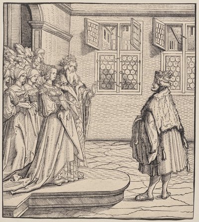 Der verbannte Herzog von Otnop von Hans Burgkmair