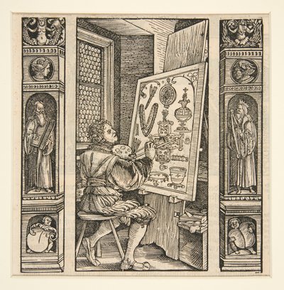 Der Geschmeidemaler aus Petrarca von Hans Burgkmair the Elder