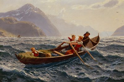 Bootsfahrtausflug am Sognefjord von Hans Dahl