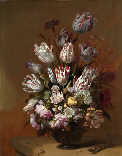 Stillleben mit Blumen, 1639 von Hans Gillisz. Bollongier