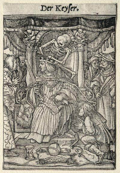 Totentanz: Der Kaiser von Hans Holbein