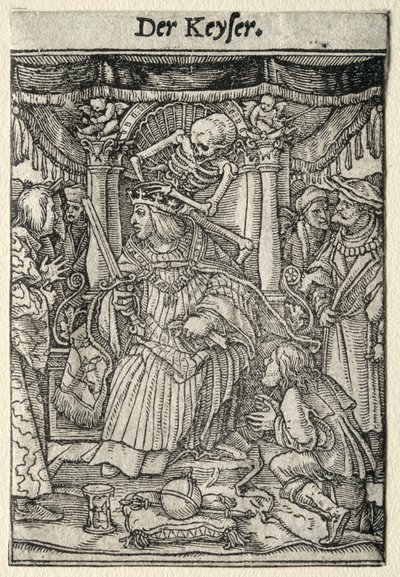 Totentanz: Der Kaiser von Hans Holbein