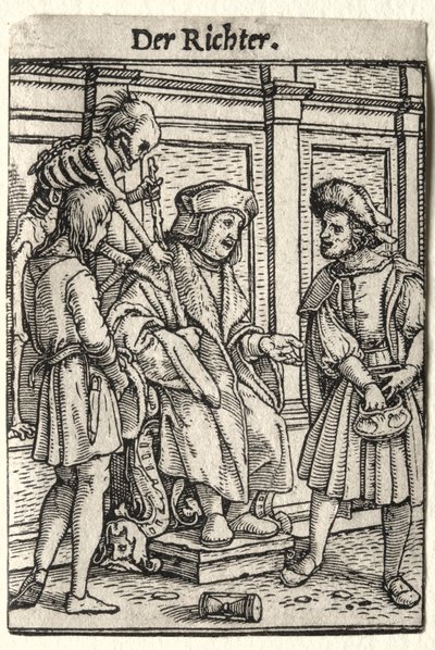 Totentanz: Der Richter von Hans Holbein