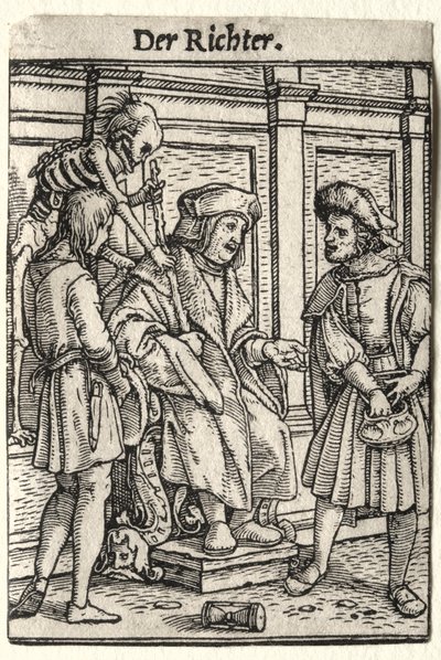 Totentanz: Der Richter von Hans Holbein