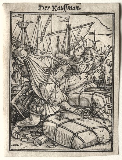 Totentanz: Der Kaufmann von Hans Holbein