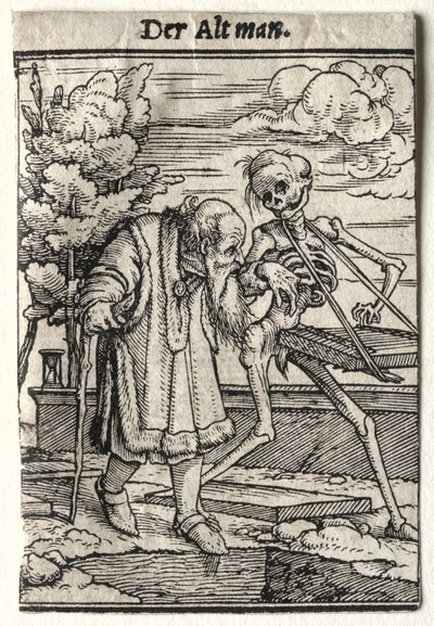 Totentanz: Der alte Mann von Hans Holbein