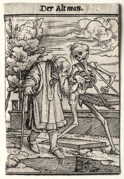 Totentanz: Der alte Mann von Hans Holbein