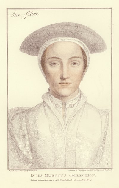 Anna von Kleve (Aquatinta) von Hans Holbein der Jüngere