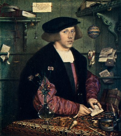 George Gisze, 1532, 1909 von Hans Holbein der Jüngere