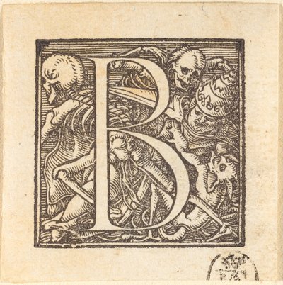 Buchstabe B von Hans Holbein der Jüngere