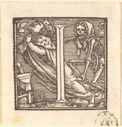 Buchstabe I von Hans Holbein der Jüngere