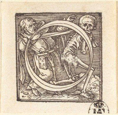 Buchstabe O von Hans Holbein der Jüngere