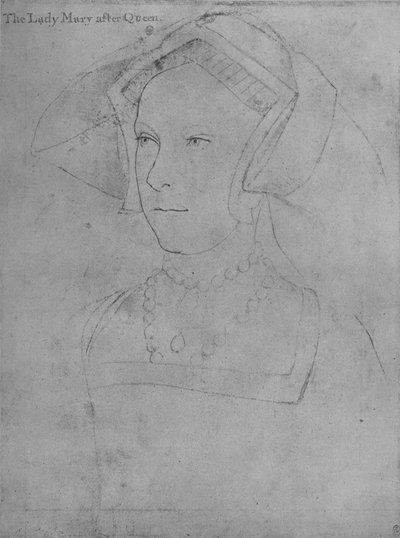 Prinzessin Mary, ca. 1536, 1945 von Hans Holbein der Jüngere