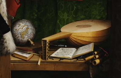 Die Botschafter (Detail), 1533 von Hans Holbein der Jüngere