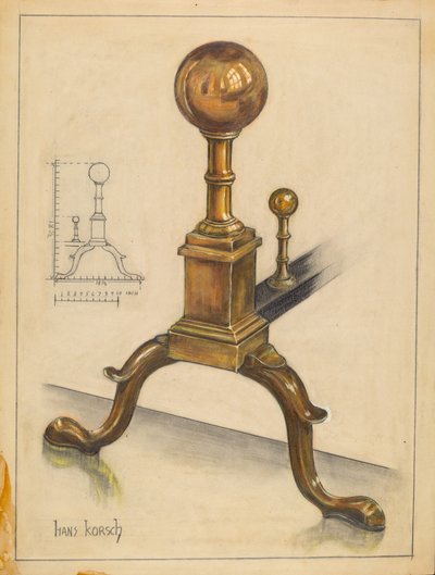 Kaminbock von Hans Korsch