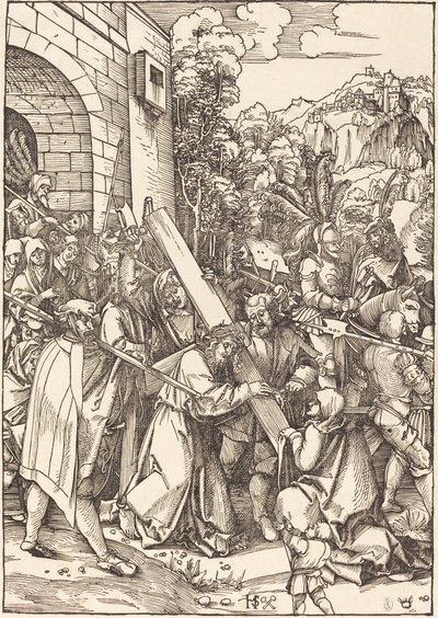 Christus trägt das Kreuz von Hans Leonard Schaufelein