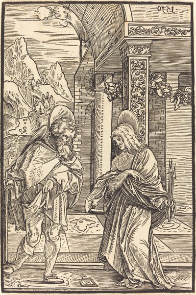 Heiliger Rochus und Heiliger Sebastian von Hans Leonard Schaufelein