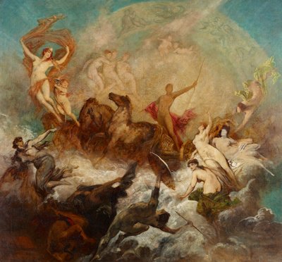 Der Sieg des Lichtes über die Finsternis von Hans Makart
