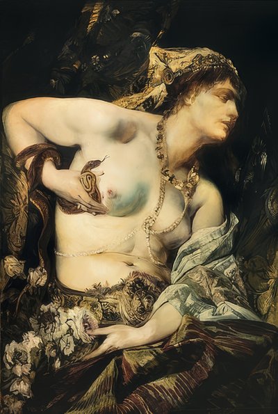 Der Tod der Kleopatra von Hans Makart
