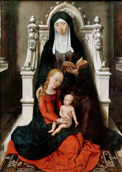Madonna und Kind mit der heiligen Anna von Hans Memling