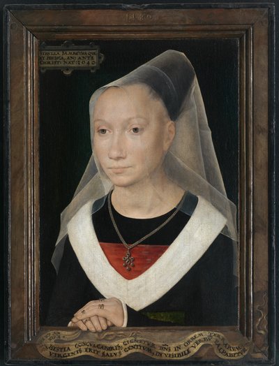 Porträt einer jungen Frau von Hans Memling