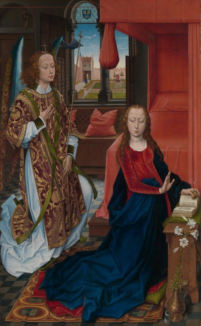 Die Verkündigung, ca. 1465-70 von Hans Memling