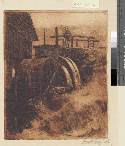 Buderupholm Wassermühle von Hans Nikolaj Hansen