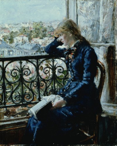 Am Fenster, 1881 von Hans Olaf Heyerdahl