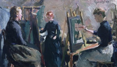 Im Atelier von Hans Olaf Heyerdahl