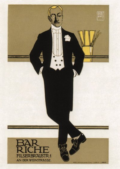 Bar Riche, 1907 von Hans Rudi Erdt