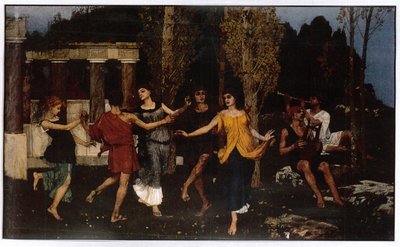 Ein arkadisches Idyll, 1879 von Hans Sandreuter