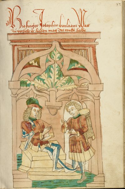 Josaphat und Barlaam im Gespräch von Hans Schilling