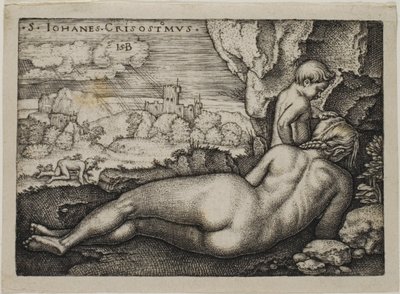 Buße des Heiligen Johannes Chrysostomus von Hans Sebald Beham