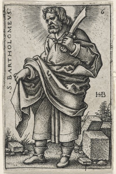 Heiliger Bartholomäus, 1541-46 von Hans Sebald Beham