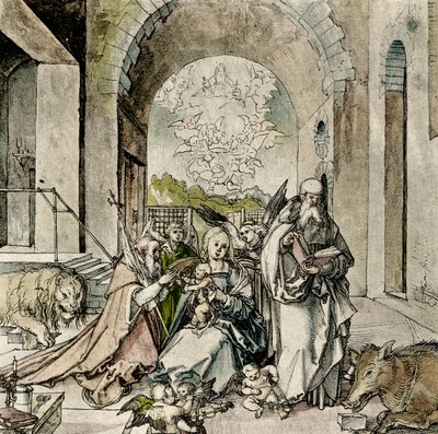 Madonna mit St. Hieronymus und Anton von Hans Suess Kulmbach