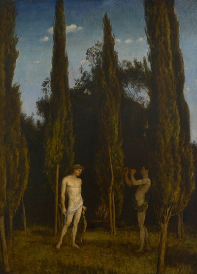Apollo und Marsyas von Hans Thoma